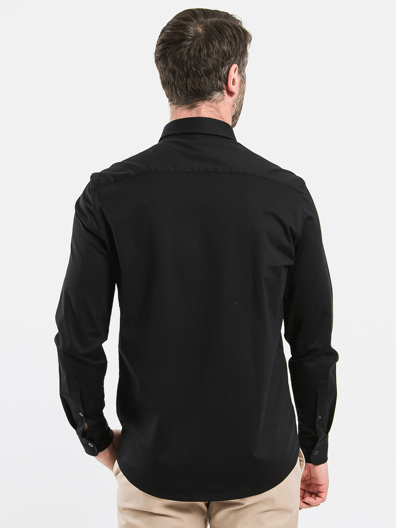 Men’s Shirt Regular Be Lenka Essentials - Jet Black - Barefoot Shoe Store
