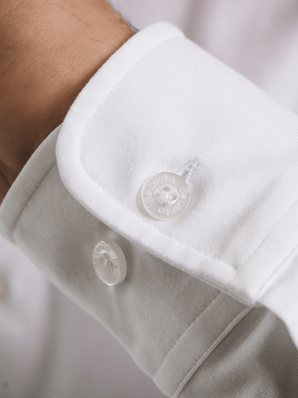Men’s Shirt Regular Be Lenka Essentials - White - Barefoot Shoe Store
