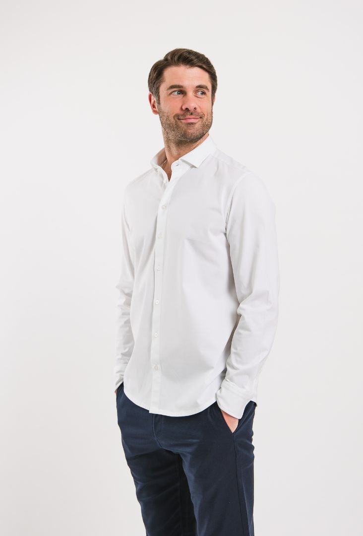 Men’s Shirt Regular Be Lenka Essentials - White - Barefoot Shoe Store