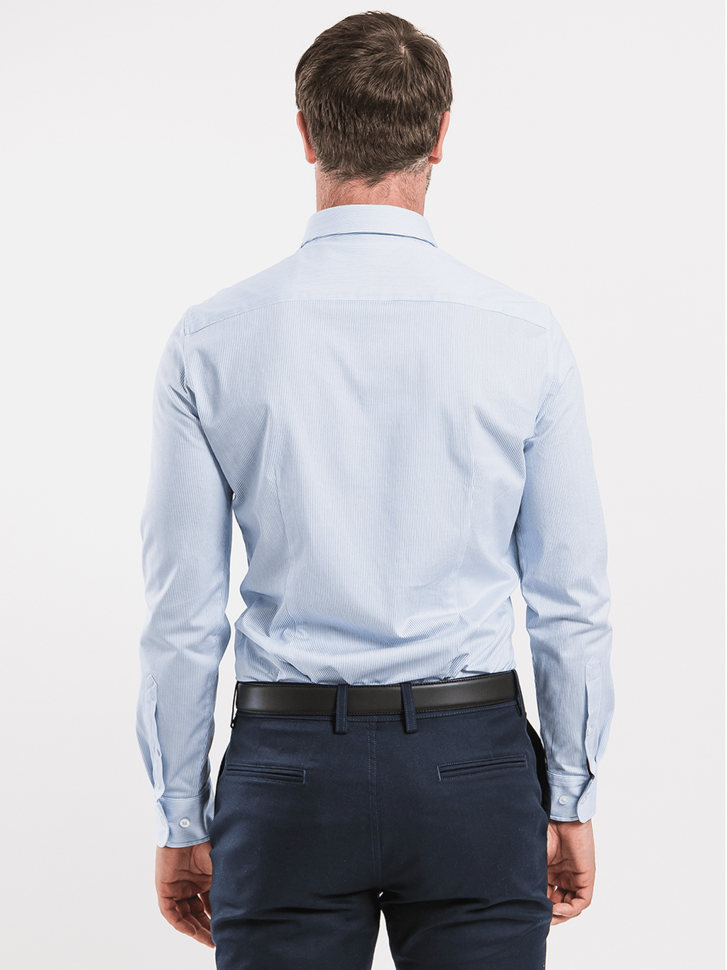 Men’s Shirt Slim Be Lenka Essentials - Blue and White - Barefoot Shoe Store