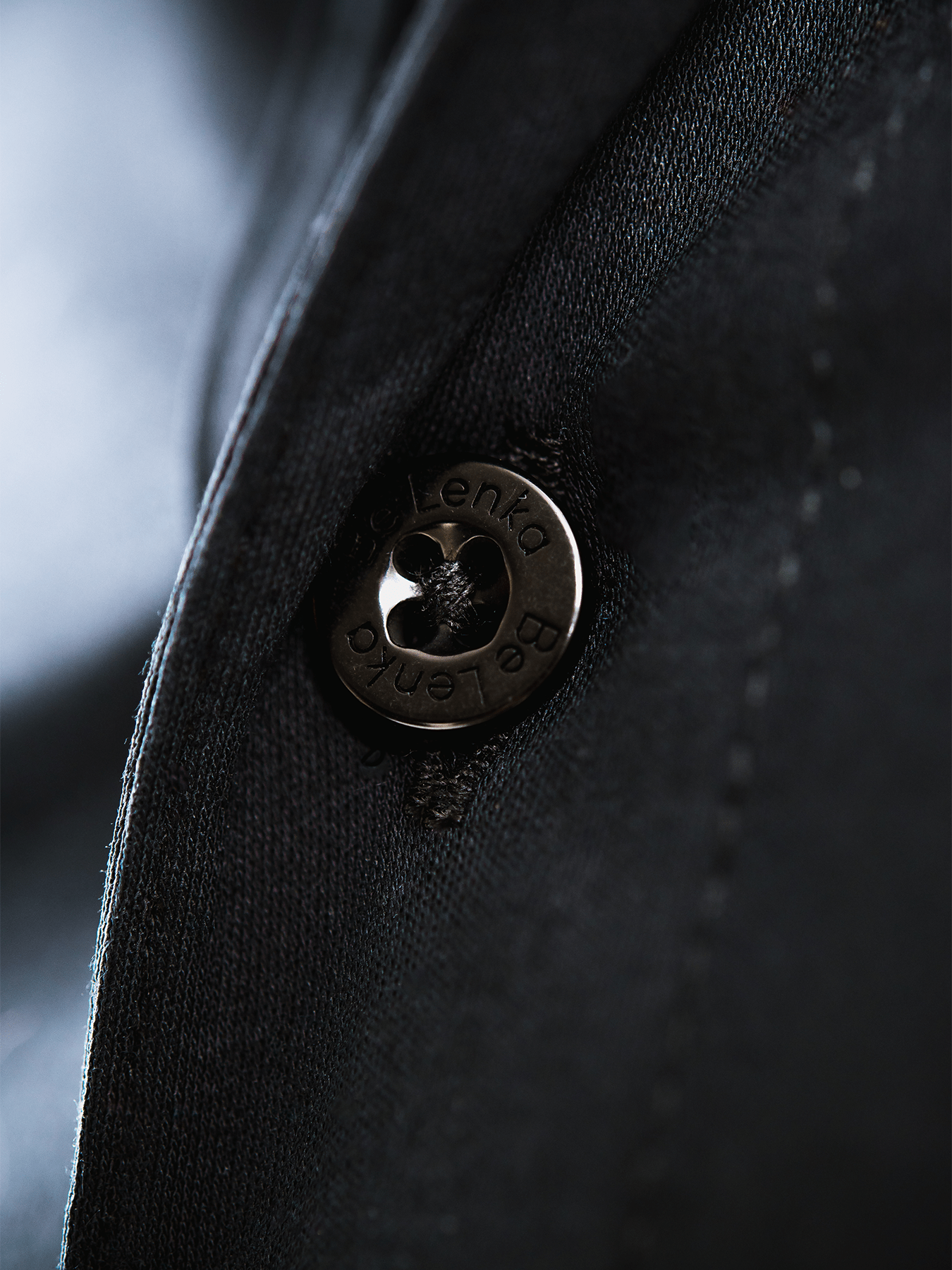 Men’s Shirt Slim Be Lenka Essentials - Jet Black - Barefoot Shoe Store
