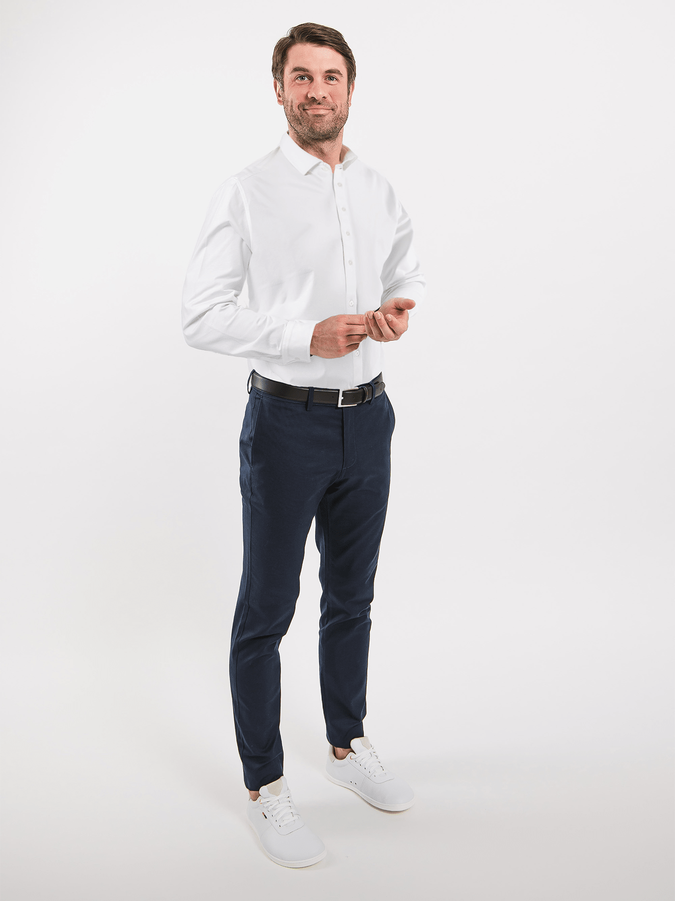 Men’s Shirt Slim Be Lenka Essentials - White - Barefoot Shoe Store