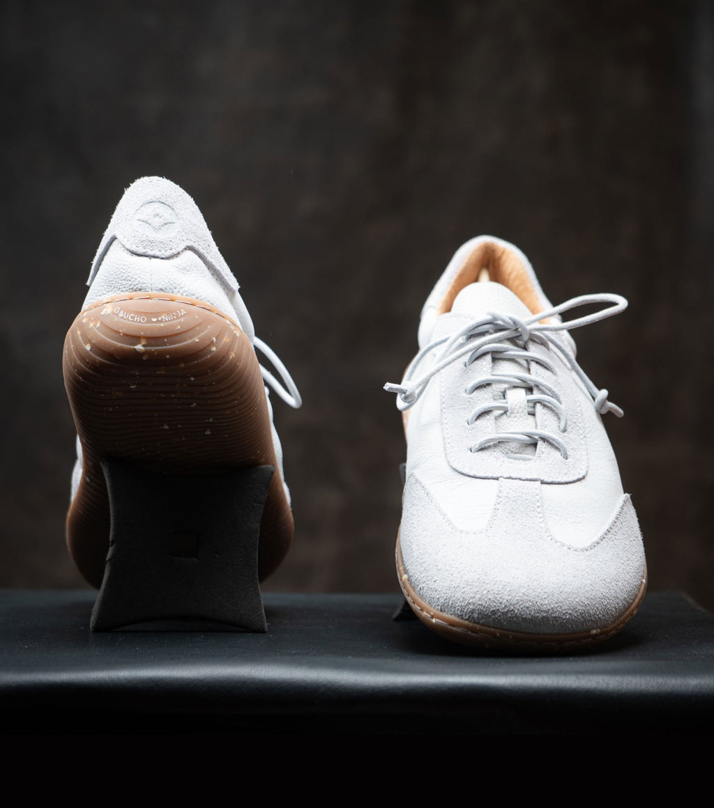 Sneaky Ninjas | Barefoot Retro Trainers White - Barefoot Shoe Store