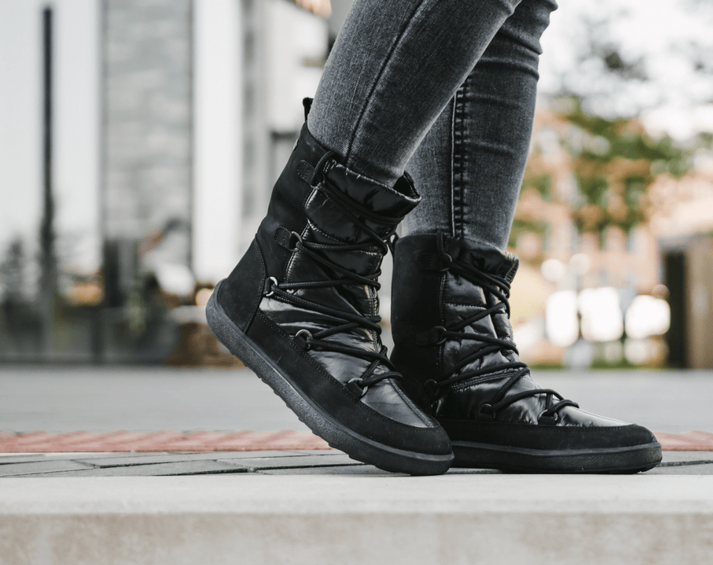 Winter Barefoot Boots Be Lenka Snowfox Woman - Black - Barefoot Shoe Store