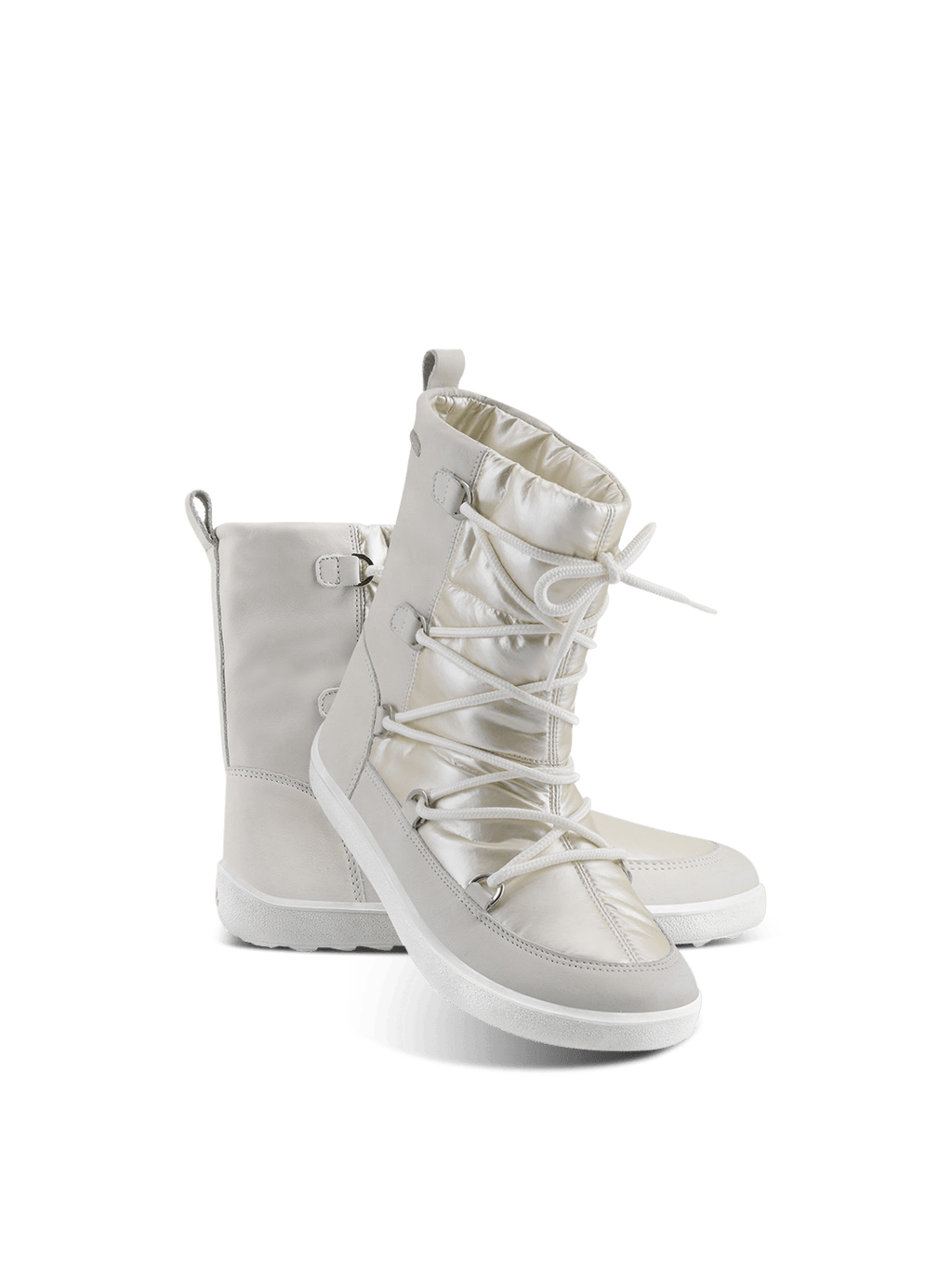 Winter Barefoot Boots Be Lenka Snowfox Woman - Pearl White - Barefoot Shoe Store
