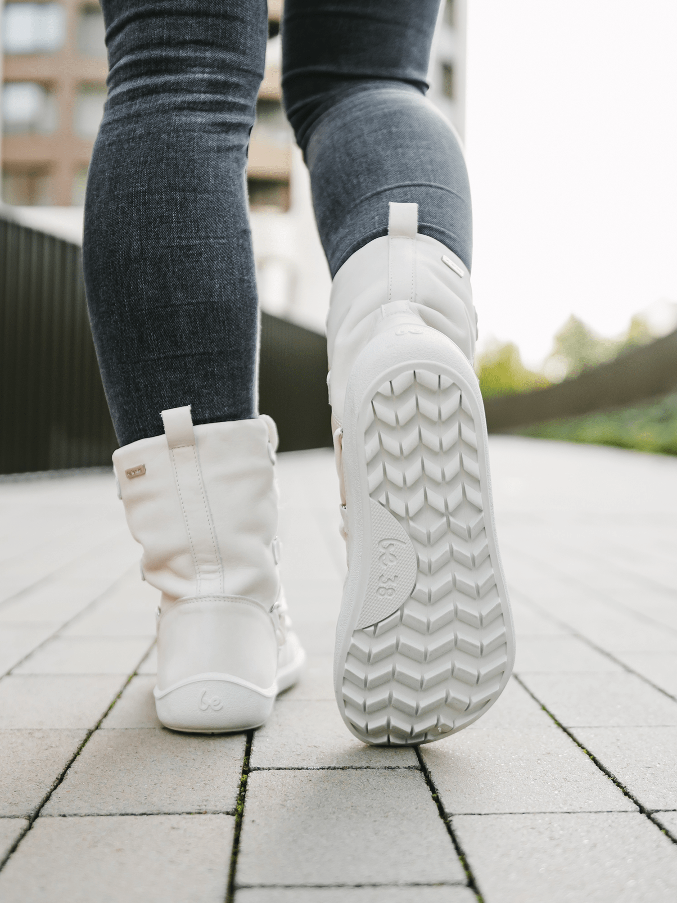 Winter Barefoot Boots Be Lenka Snowfox Woman - Pearl White - Barefoot Shoe Store