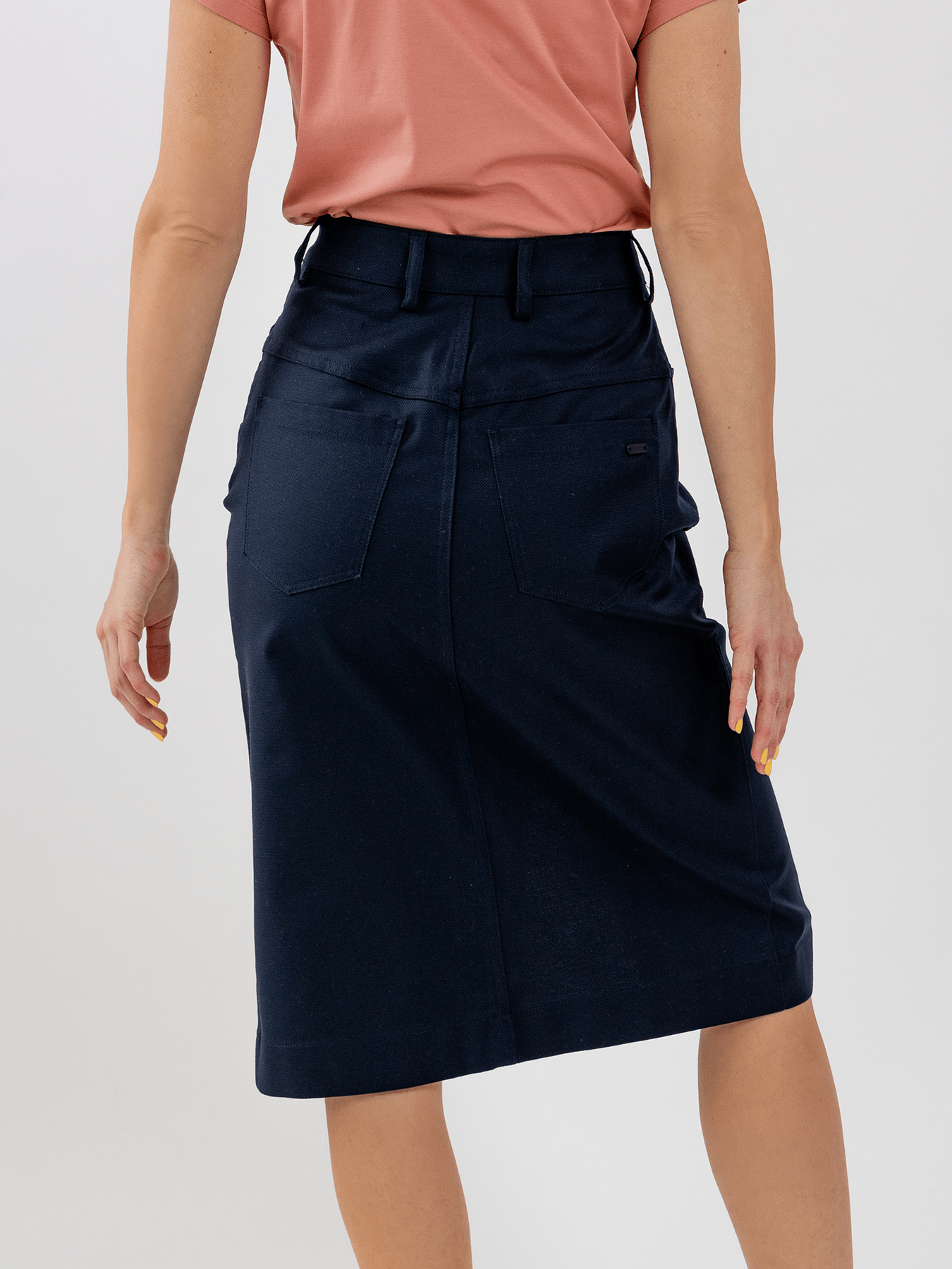 Women's Midi Skirt Be Lenka Essentials - Navy - Barefoot Shoe Store