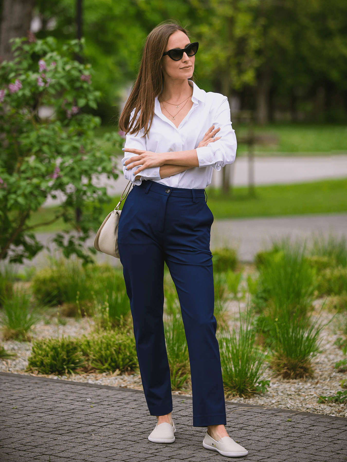 Women's Pants Be Lenka Essentials - Navy - Barefoot Shoe Store