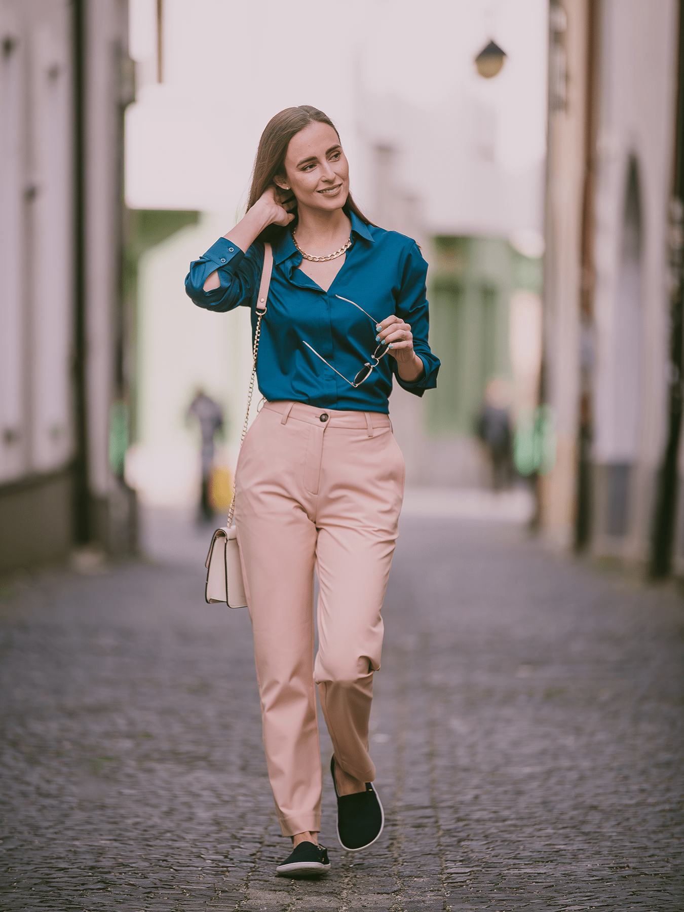 Women's Pants Be Lenka Essentials - Nude pink - Barefoot Shoe Store