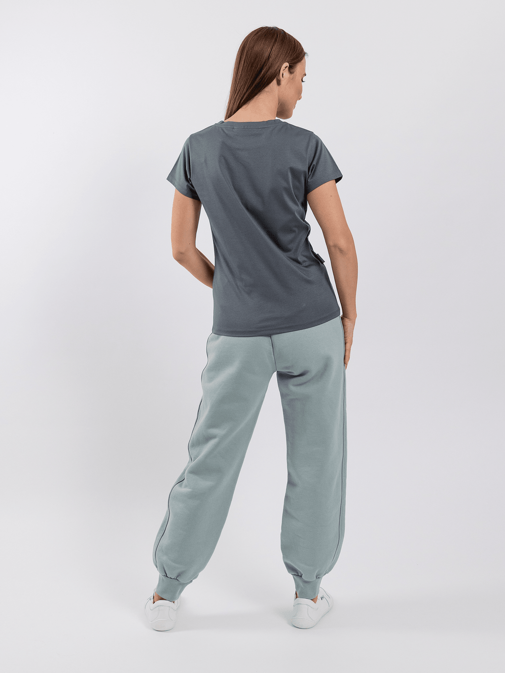 Women's Round Neck t-shirt Be Lenka Essentials - Grey - Barefoot Shoe Store