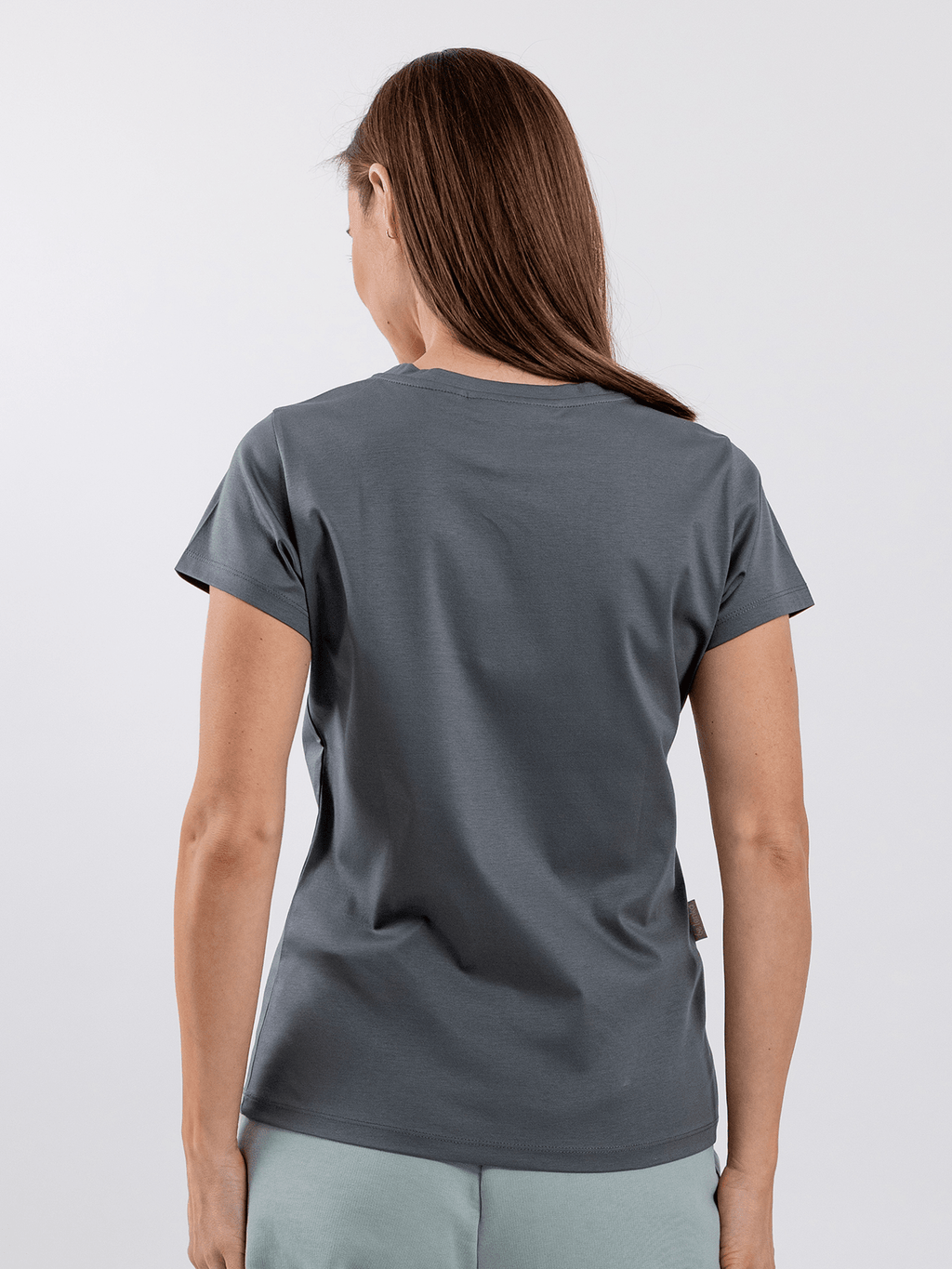 Women's Round Neck t-shirt Be Lenka Essentials - Grey - Barefoot Shoe Store