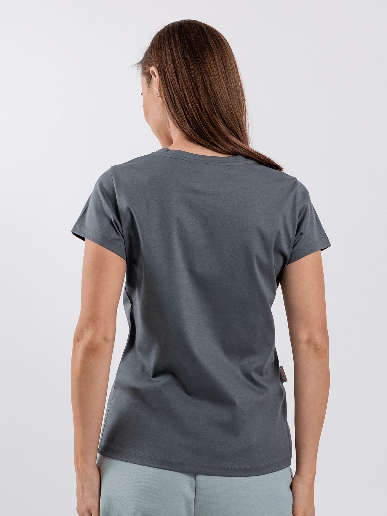 Women's Round Neck t-shirt Be Lenka Essentials - Grey - Barefoot Shoe Store