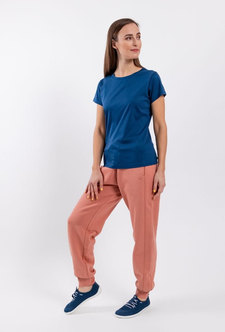 Women's Round Neck t-shirt Be Lenka Essentials - Navy - Barefoot Shoe Store