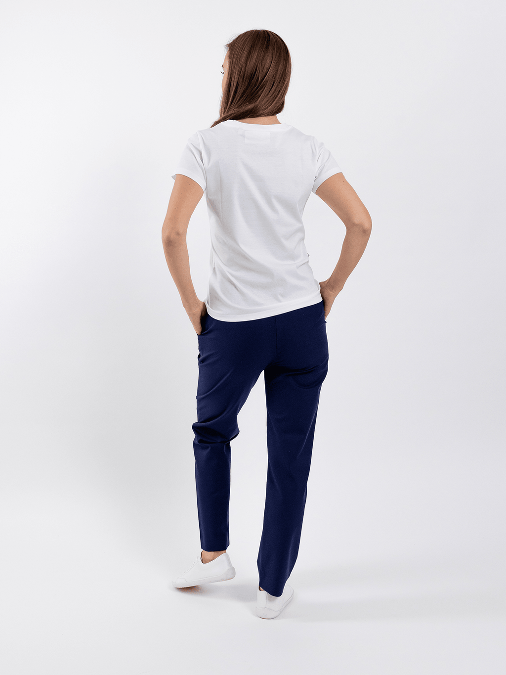 Women's Round Neck t-shirt Be Lenka Essentials - White - Barefoot Shoe Store