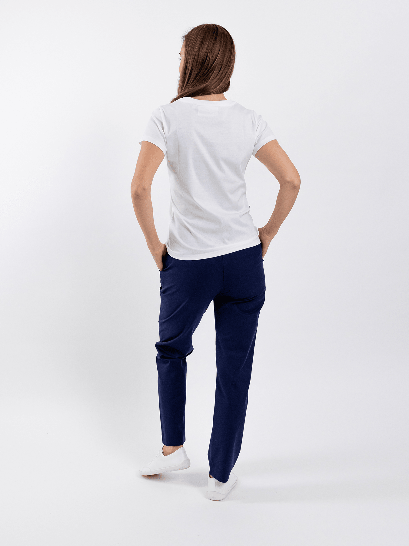 Women's Round Neck t-shirt Be Lenka Essentials - White - Barefoot Shoe Store