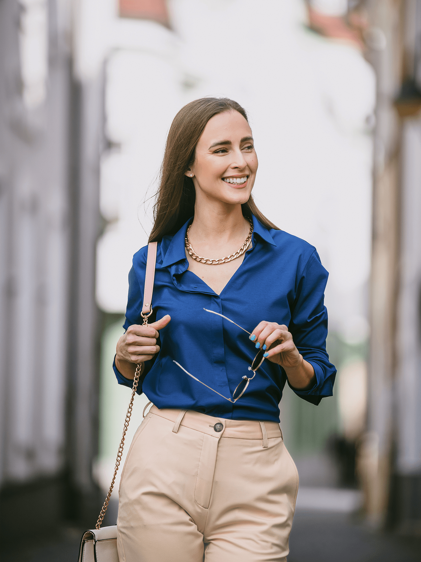 Women's Shirt Be Lenka Essentials - Navy - Barefoot Shoe Store